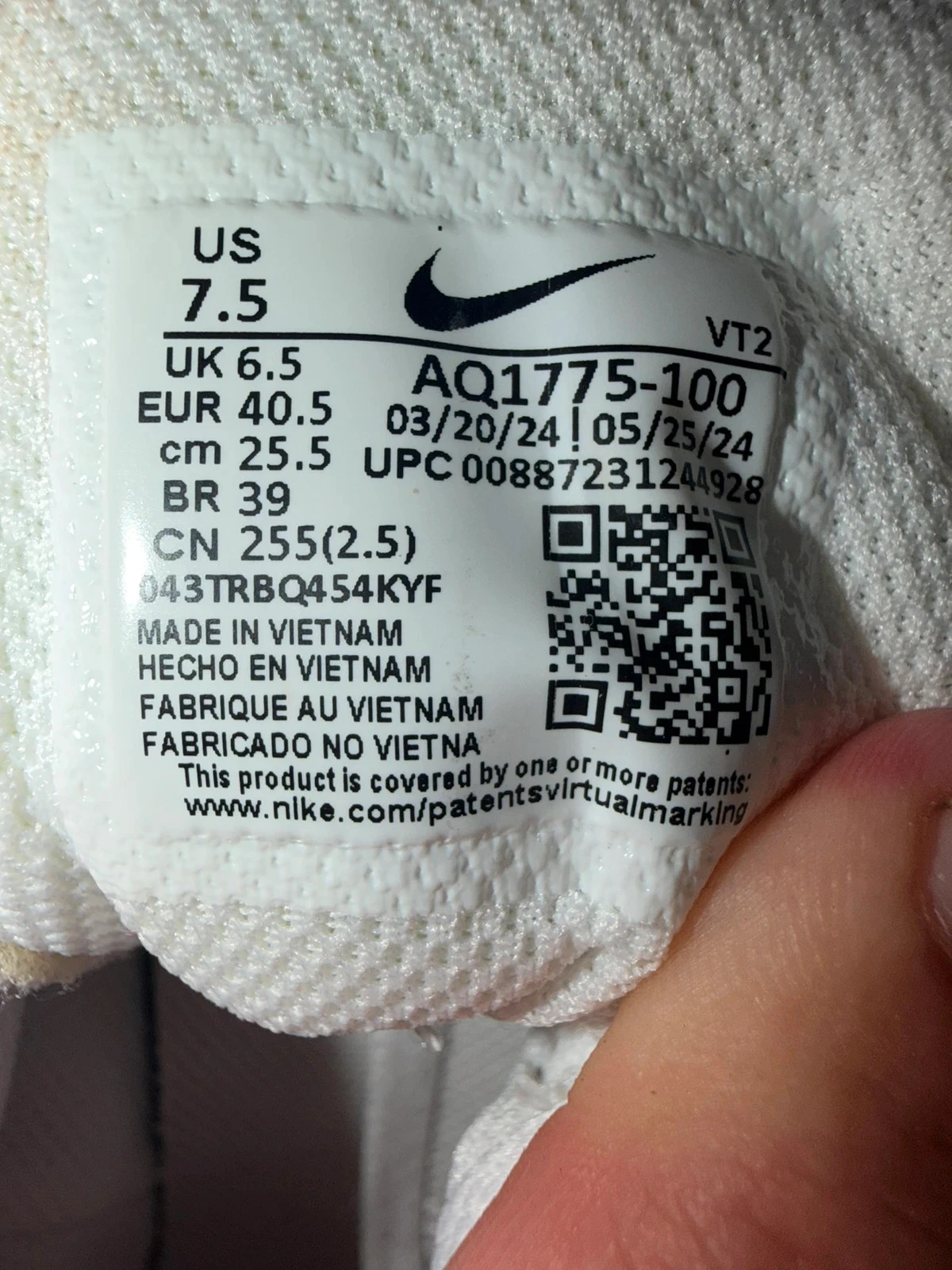 Nike Court Vision Low Next Nature blancas T. 40,5 Excelente estado – photo 6